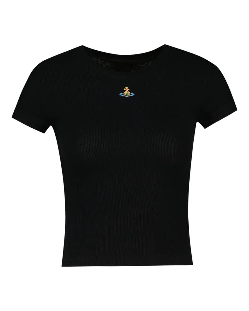 Vivienne Westwood Women's Baby Peru T-Shirt -  Viscose Black Ready-To-Wear T-Shirts Black