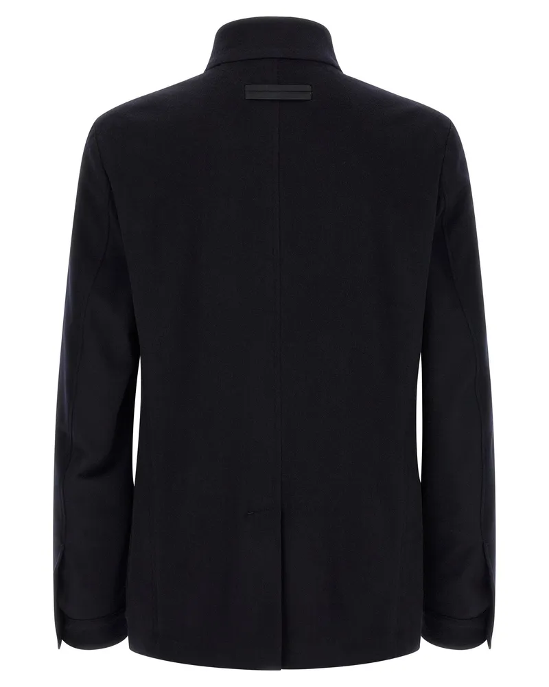 Ermenegildo Zegna Oasi Cashmere Jacket — Black Black