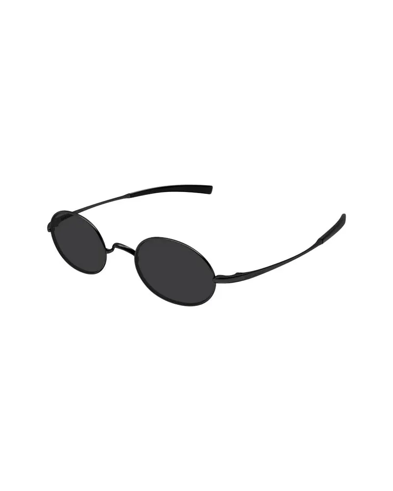 Saint Laurent SL948T Oval Frame Sunglasses — Black Black