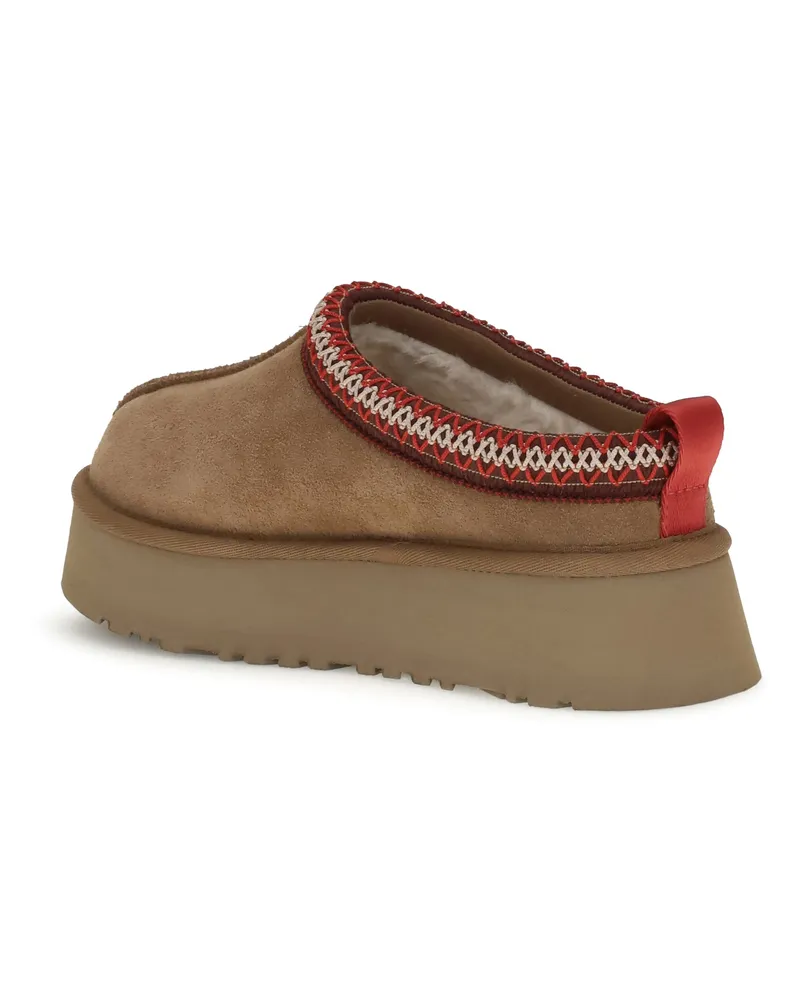 UGG Women's Suede Mules Tazz Ii Chestnut Upper: Sandal Chestnut