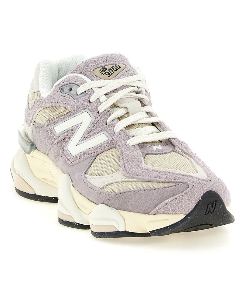 New Balance Suede & Mesh Sneakers — Purple Purple