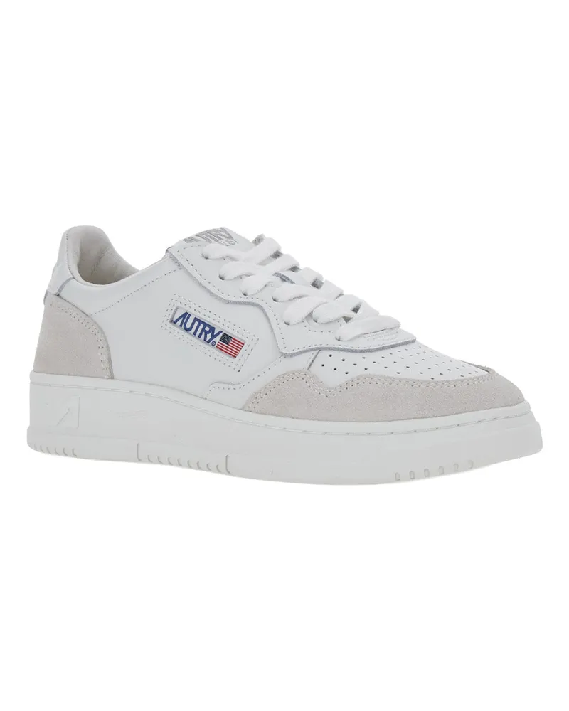 AUTRY Women's Sneakers Medalist White Leather Cow Trainers White