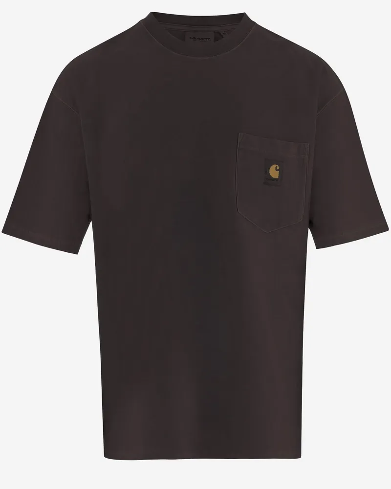 Carhartt WIP Cotton T-Shirt — Brown Brown