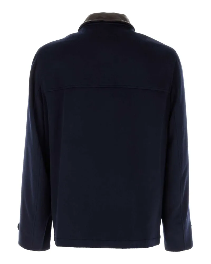 Brunello Cucinelli Wool Jacket — Navy Navy