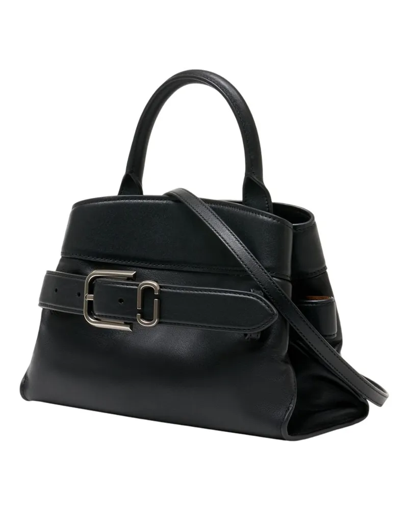 Marc Jacobs Women's The Small Satchel Shopper Bag -  Leather Black Cowhide Handbags-Purses Black