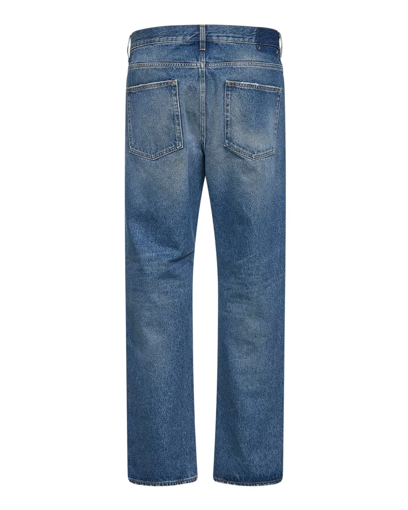Golden Goose Men's Jeans Medium-Wash Blue Cotton Blue