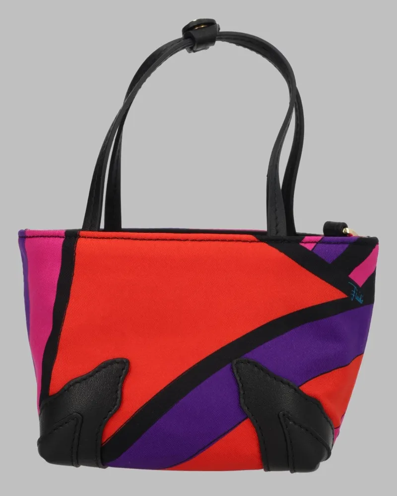 Emilio Pucci Palio Mini Top Handle Bag — Multicolor Multicolor