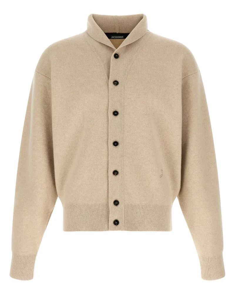 Jacquemus Cardigan — Beige Beige