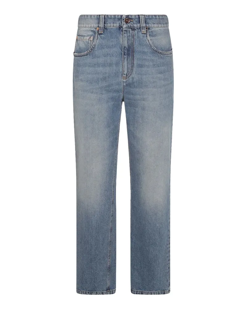 Brunello Cucinelli Lightweight Denim Jeans — Blue Blue