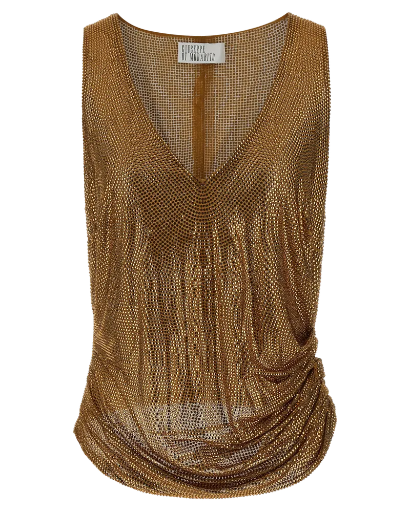 Giuseppe di Morabito Tank Top — Gold Gold