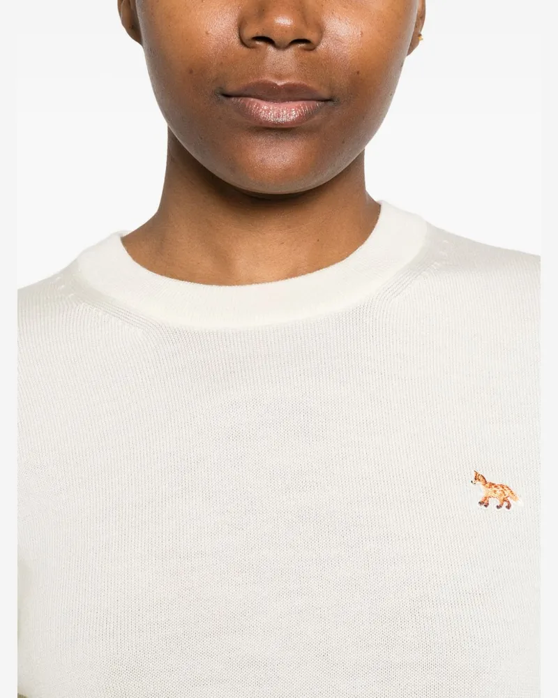 Kitsuné Baby Fox Sweatshirt — Ecru Ecru