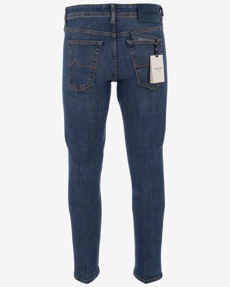 Jacob Cohën Men's Stretch Cotton Denim Jeans Blue