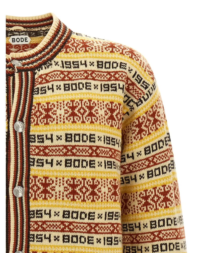 BODE Marzipan Cardigan — Cream Cream
