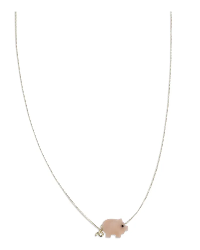 Aliita Women's Piggy Necklace Yellow Gold Others Materials Necklaces Yellow