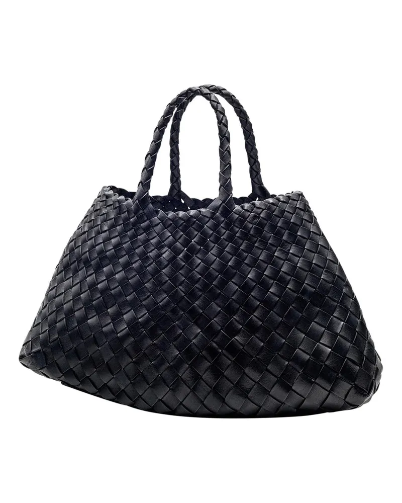 Dragon Diffusion Women's Handbag Santa Croce Black Leather Handbags Hand Bags Black