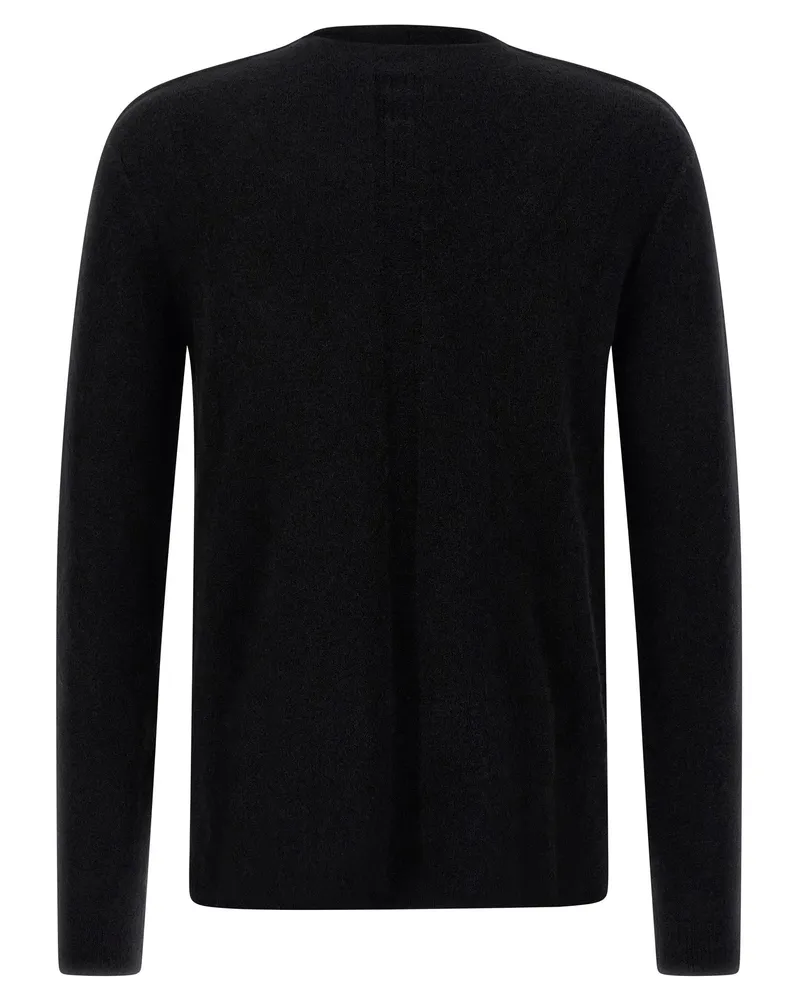 Rick Owens Men's Black Wool Cardigan Clothing Black
