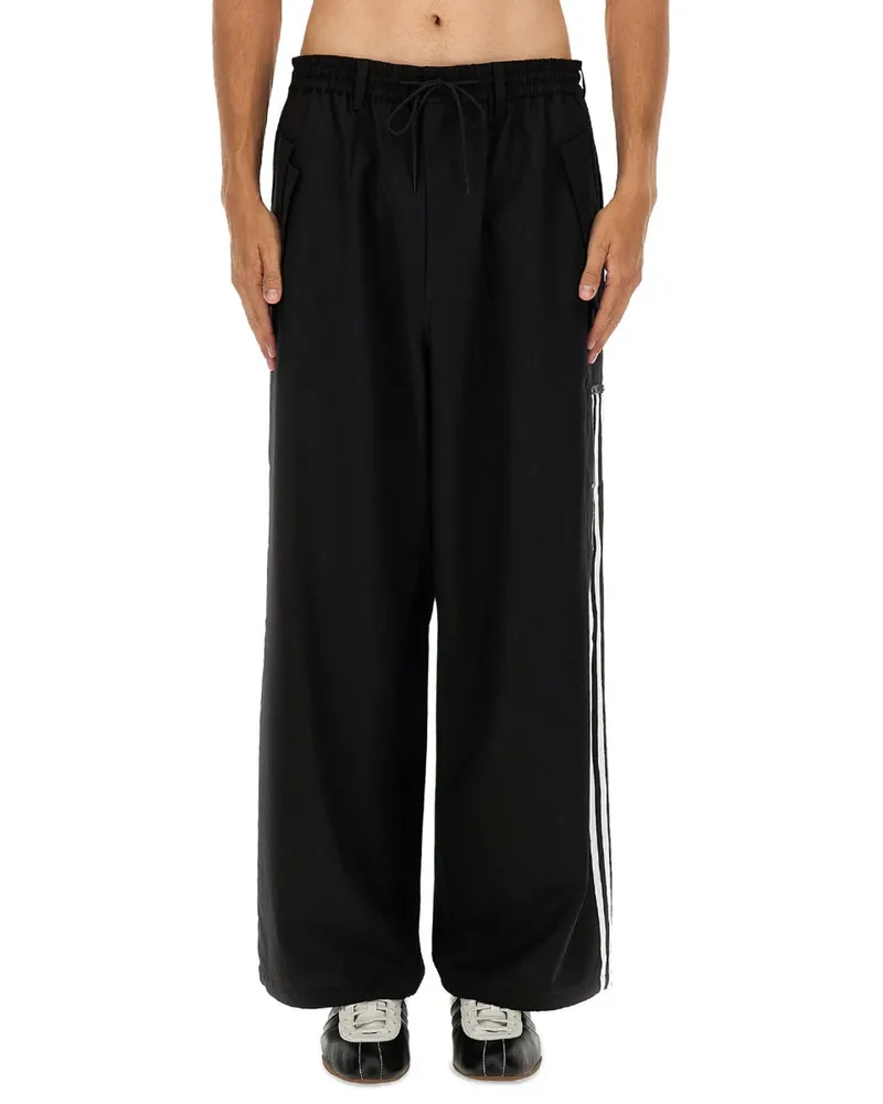 adidas Recycled Polyester Blend Joggers — Black Black