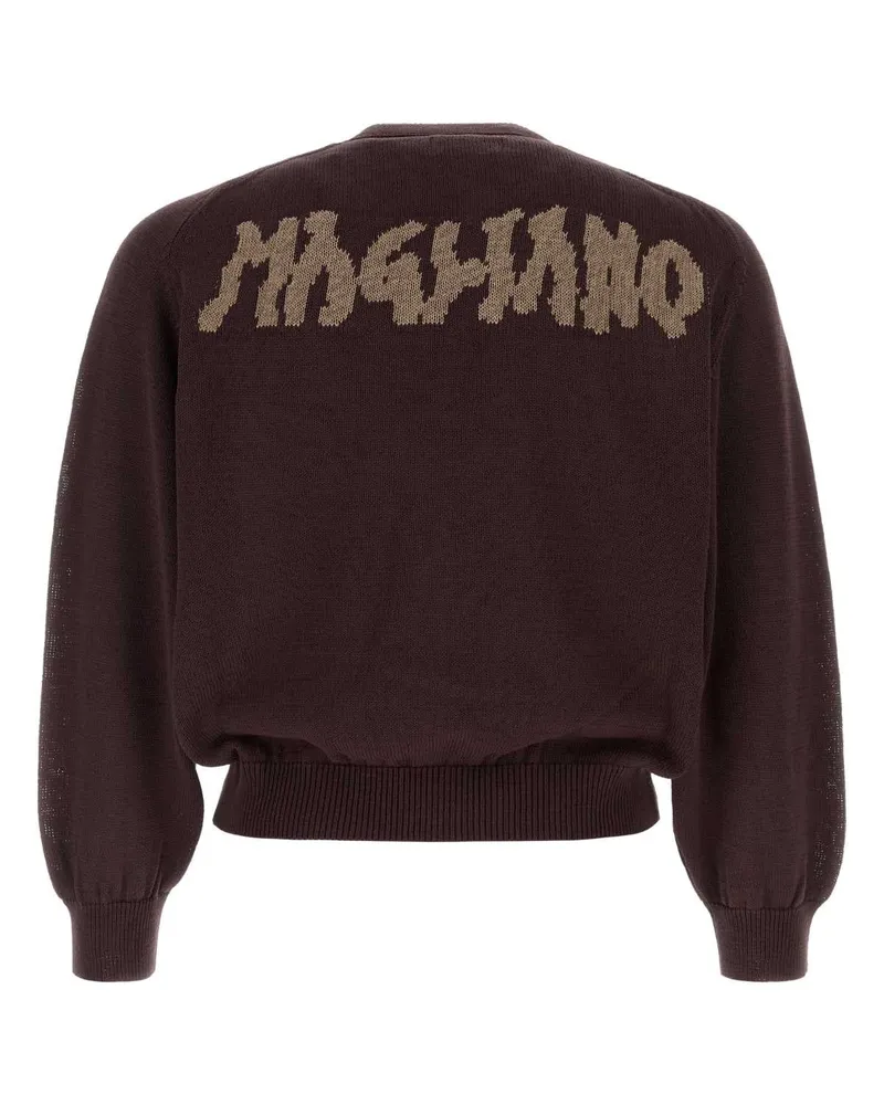 Magliano Men's Grampa Cardigan Brown Cotton Brown