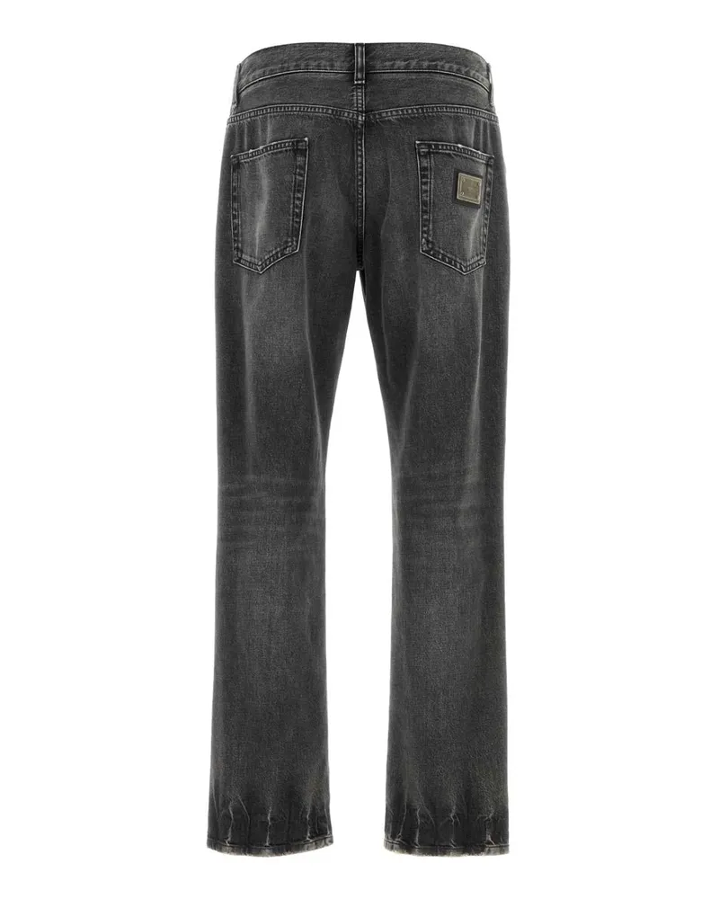 Dolce & Gabbana Men's Black Denim Jeans Varianteabbinata Exterior: Cotton Black
