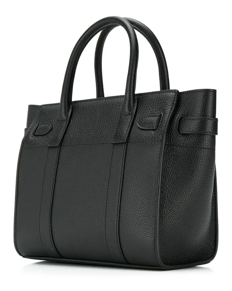 Mulberry Women's Handbag Batswater Small Black Leather Calf Handbags Hand Bags Black