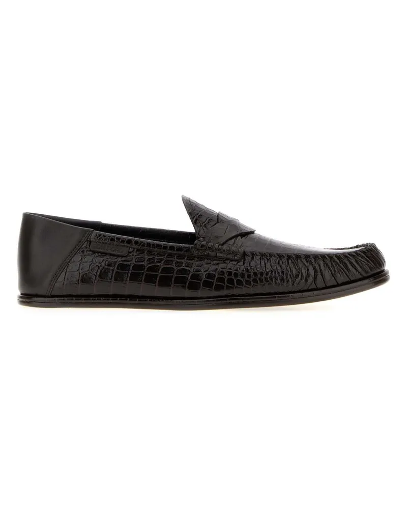Tom Ford Men's Dark Brown Leather Loafers Espresso T-Shirt T-shirts And Polos Brown