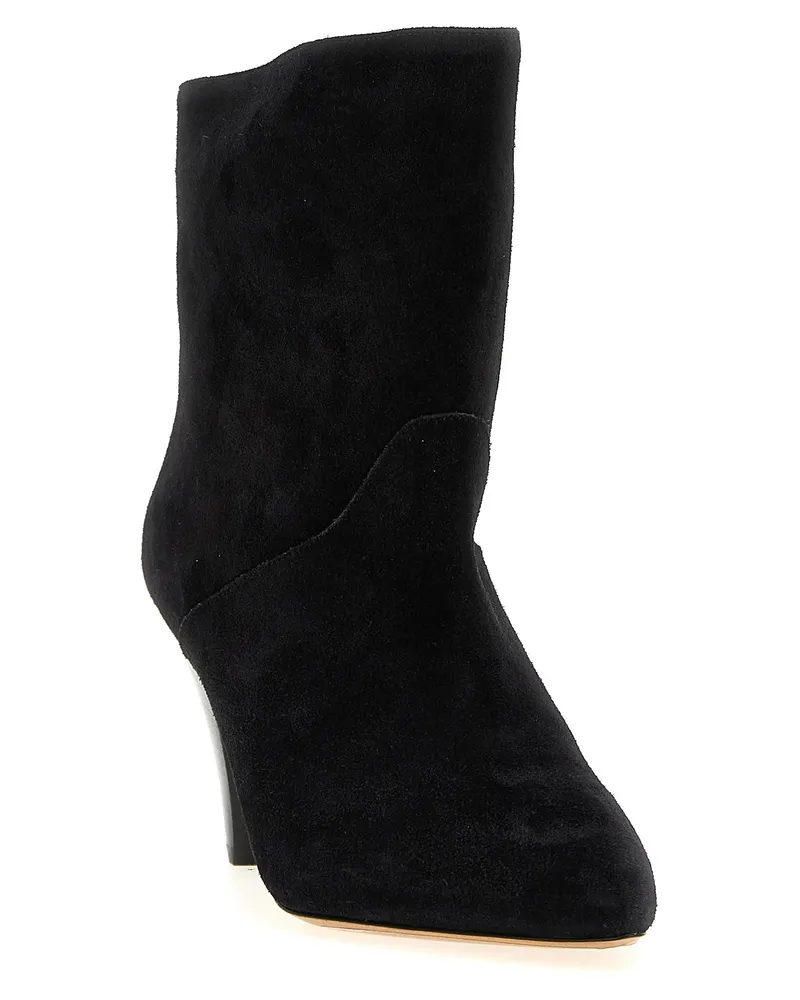 Isabel Marant Women's Black Calfskin Ankle Boots Black