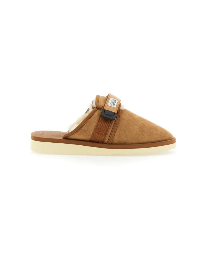 SUICOKE Suede Sandals — Beige Beige