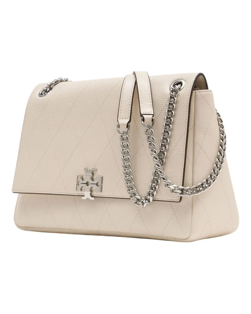 Tory Burch Women's Charlie Shoulder Bag -  Leather Beige Lambskin Shoulder-Hobo-Bags Beige