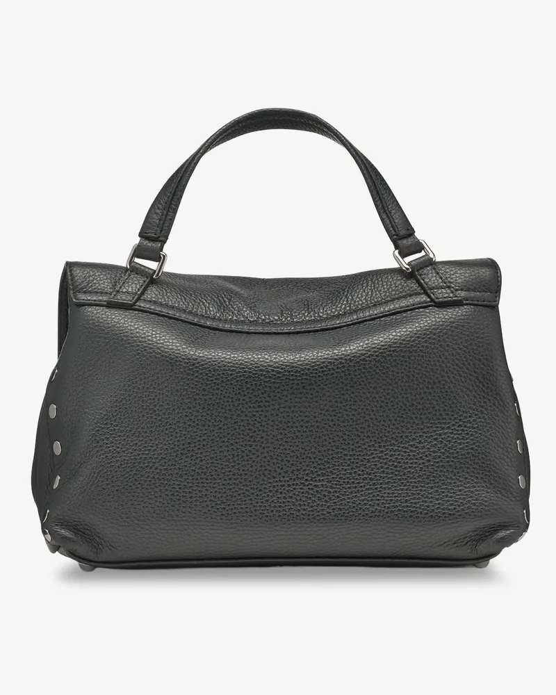 Zanellato Women's Crossbody Bag Postina S Leather Grey Shoulder Gray