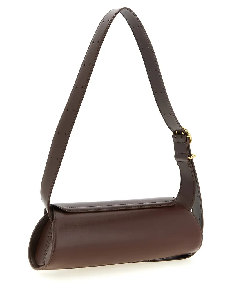 Jil Sander Cannolo Shoulder Bag — Brown Brown