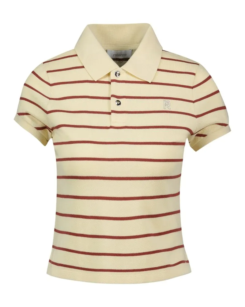 Paco Rabanne Women's T-Shirt -  Cotton Multicolor Concept-Store Ready-To-Wear Cream