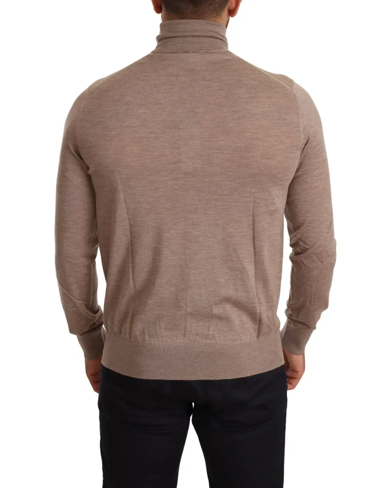 Dolce & Gabbana Men's Cashmere Turtleneck Brown Brown