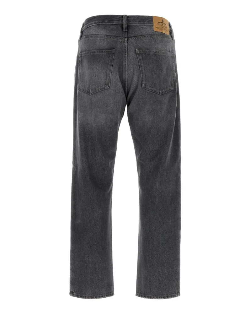Prada Cotton Trousers — Black Black