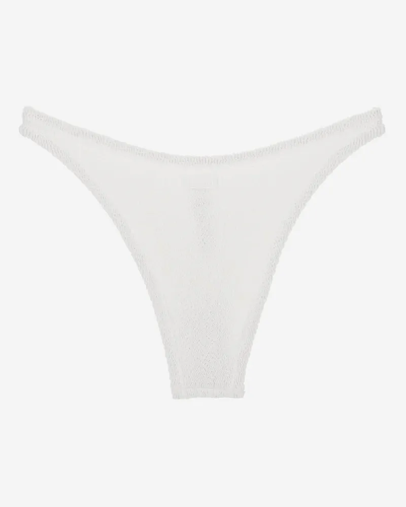 MC2 Saint Barth Women's Elise Swimsuit White Polyamide Swimwear Sea Clothing White