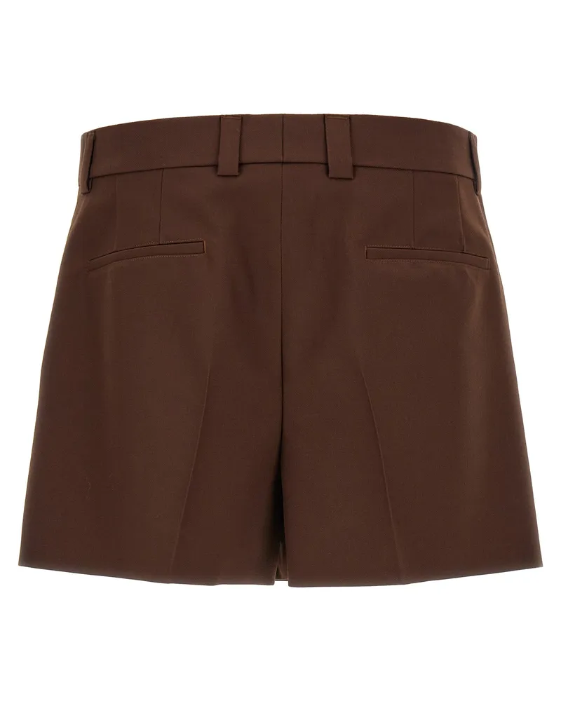 Gucci Men's Brown Wool Bermuda Shorts Brown