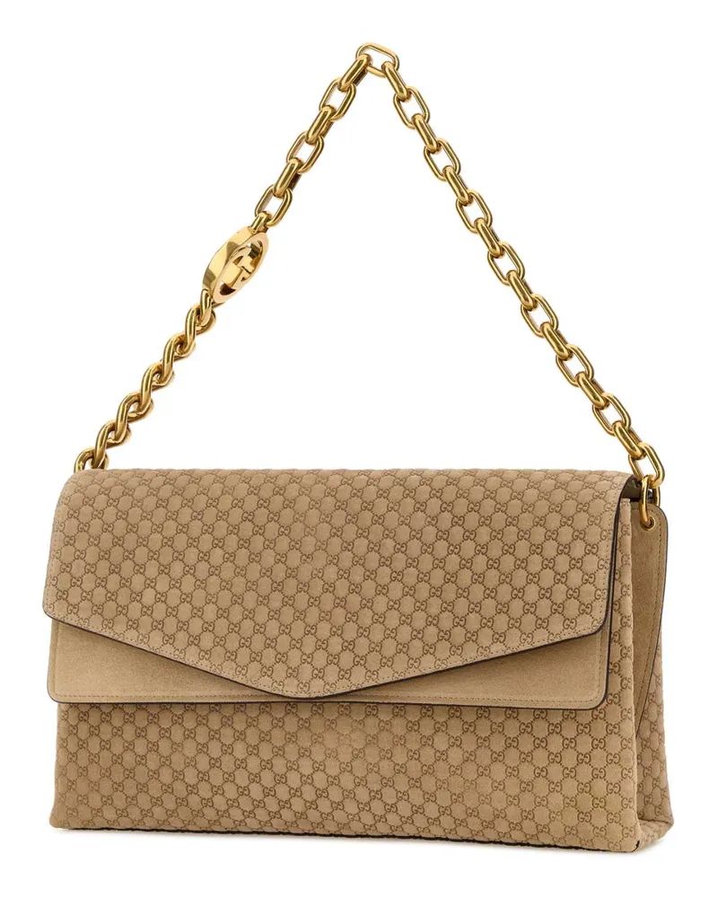 Gucci Women's Beige Suede Large Shoulder Bag Spicygingspicging Borse A Tracolla Beige