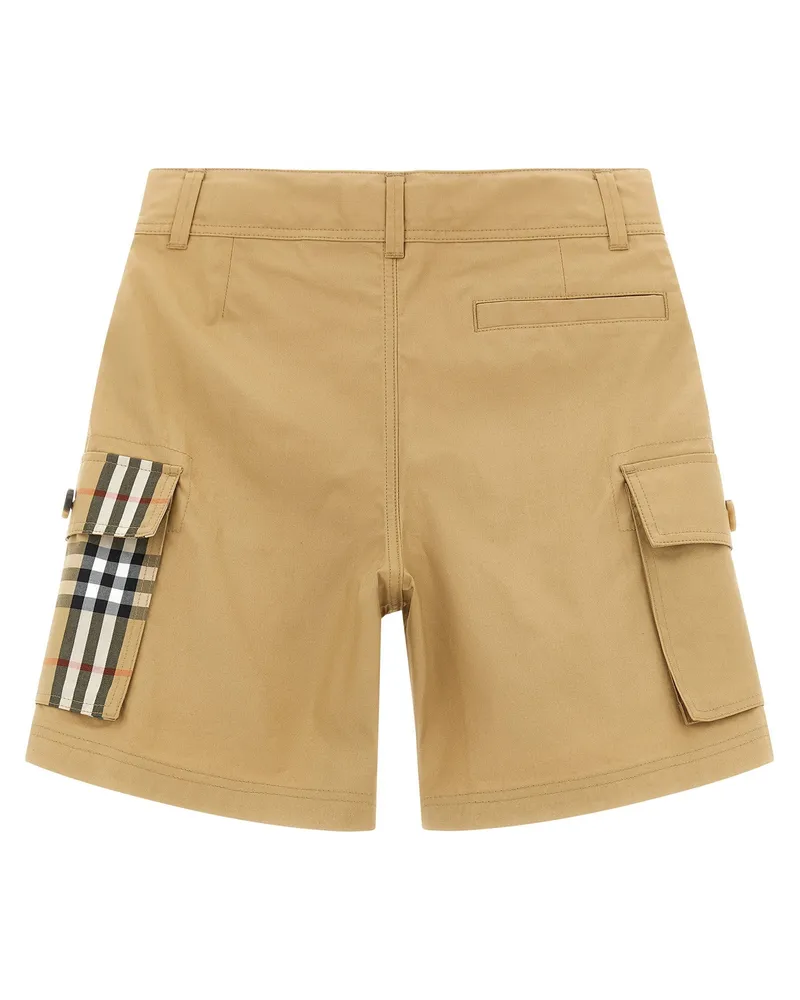 Burberry Oscar Bermuda Shorts — Beige Beige