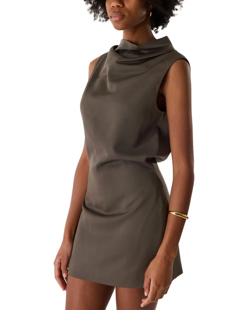 KHAITE Women's Robe Astor Sans Manches Clove Brown Dress Brown