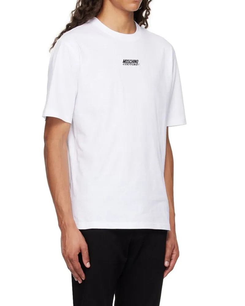 Moschino Men's White Cotton T-Shirt White