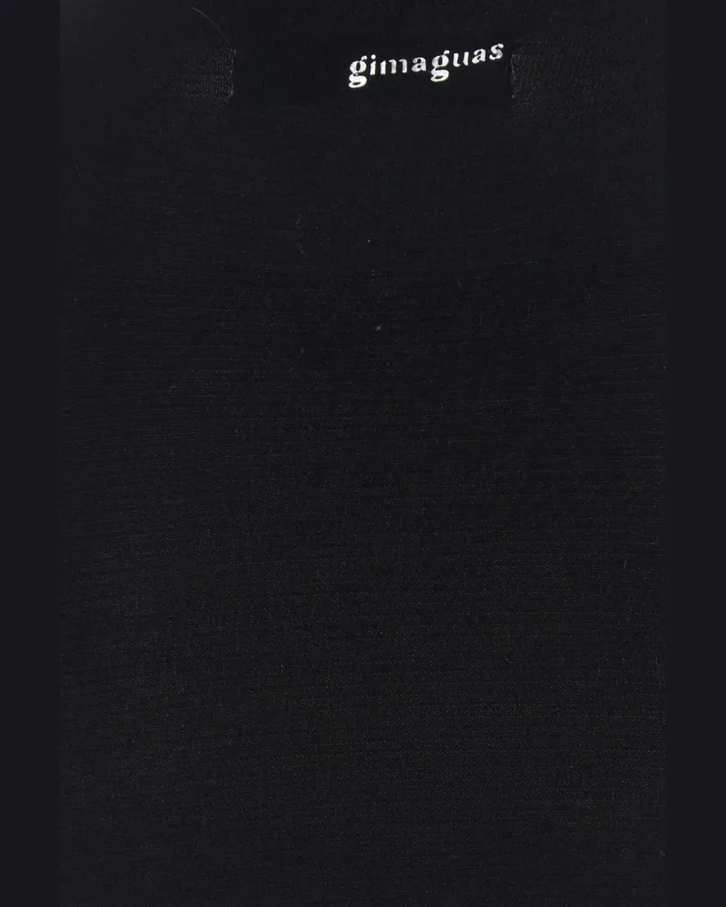 GIMAGUAS Women's Black Nylon Galu Tank Top Exterior: Maglie Sweater Black
