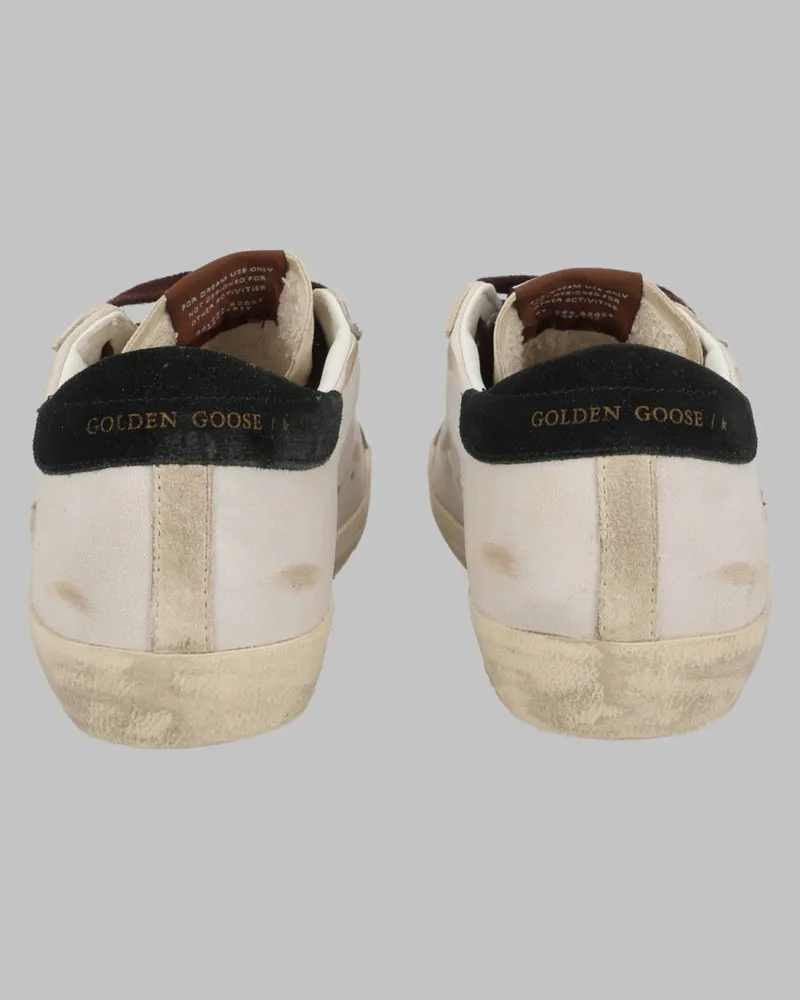 Golden Goose Super-Star Sneakers — Ivory Ivory