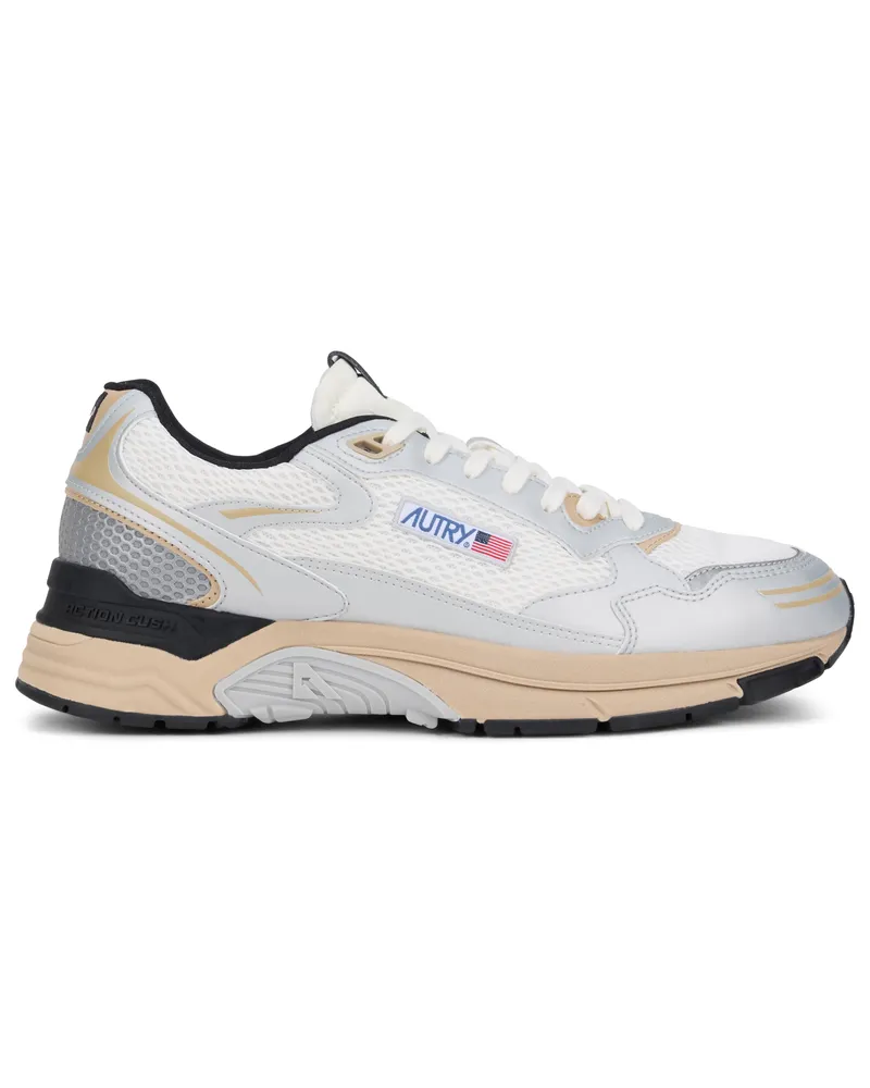 AUTRY Lightweight Mesh Sneakers — White White
