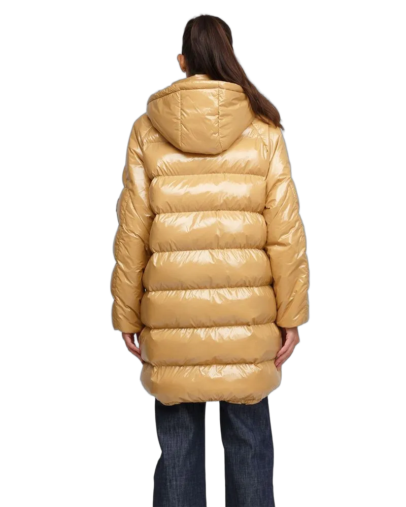 Pinko Women's Winter Jacket Light Caramel Polyamide Apparel Outwear Caramel