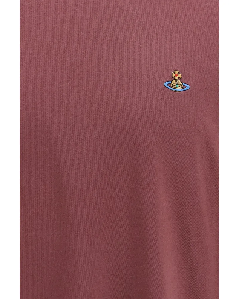 Vivienne Westwood Orb-Embroidered T-Shirt — Red Red