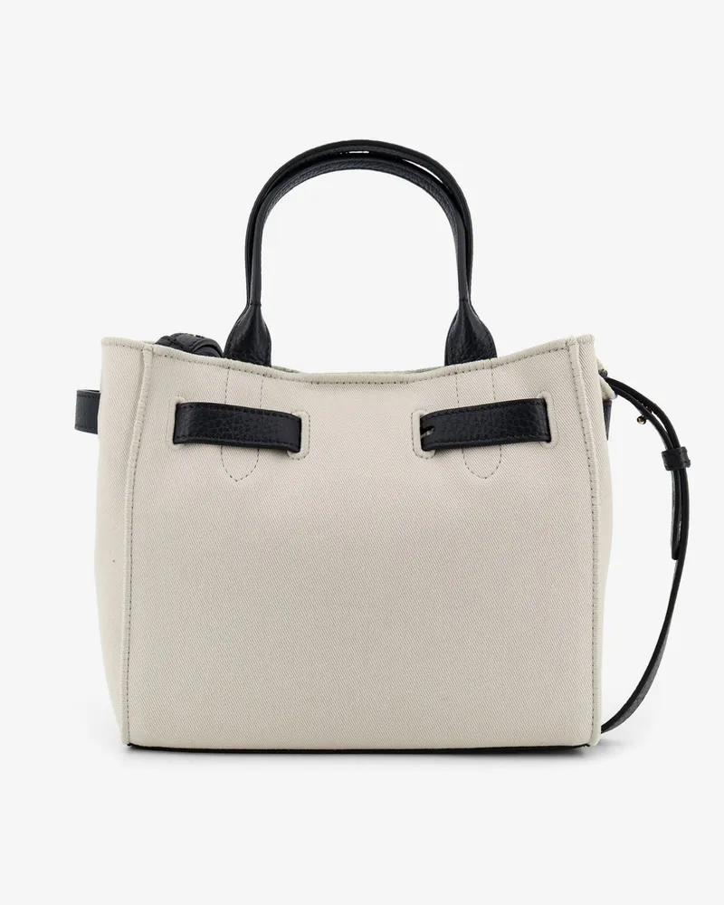 Tom Ford Women's Handbag Audrey Canvas Beige Canvas-Leather Handbags Canvas/leather Hand Bags Beige