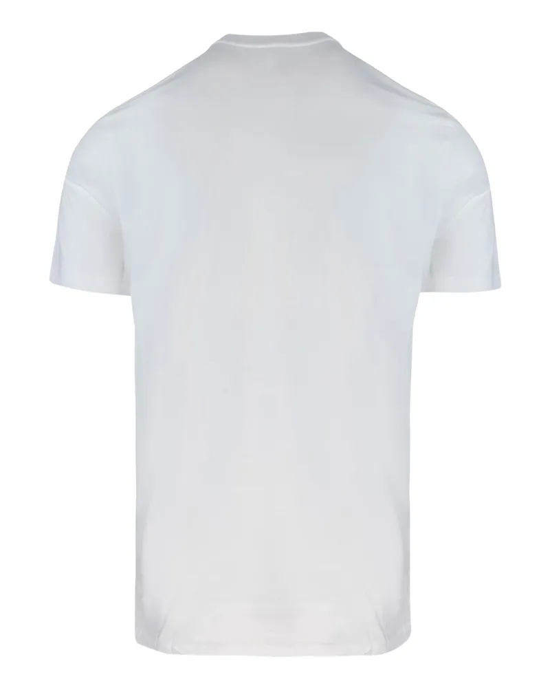 Lacoste Men's T-Shirt Pima White Cotton T-Shirts And Polos White