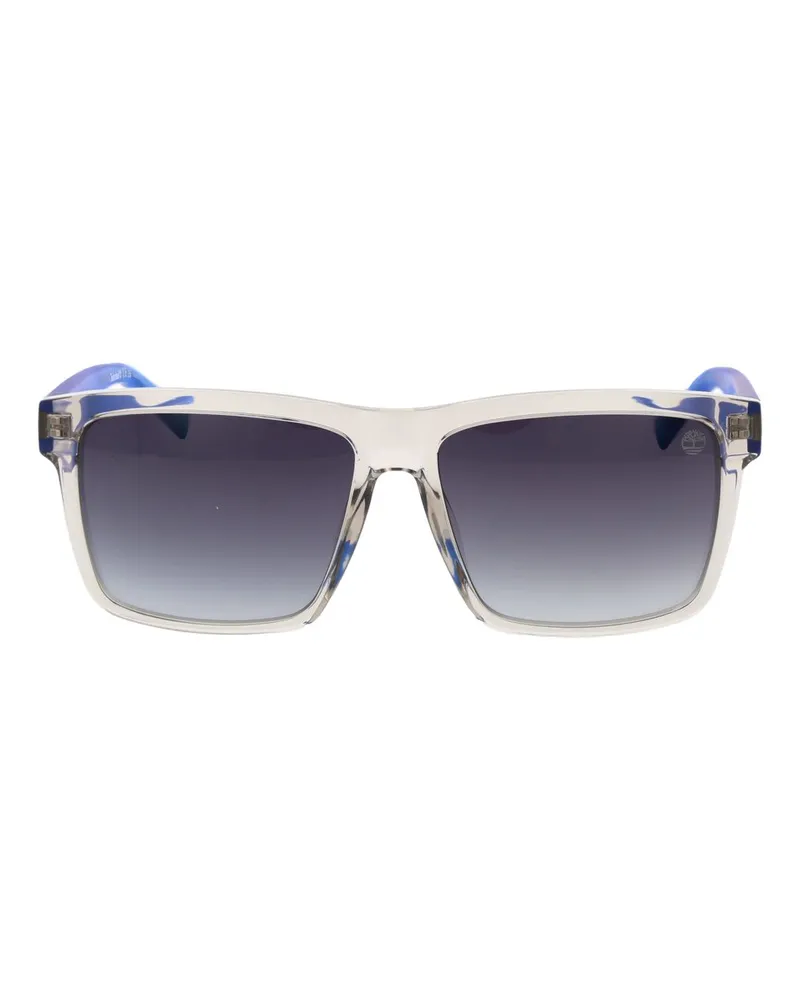 Timberland TI-1063346 Stainless Steel Square Sunglasses — Gray Gray