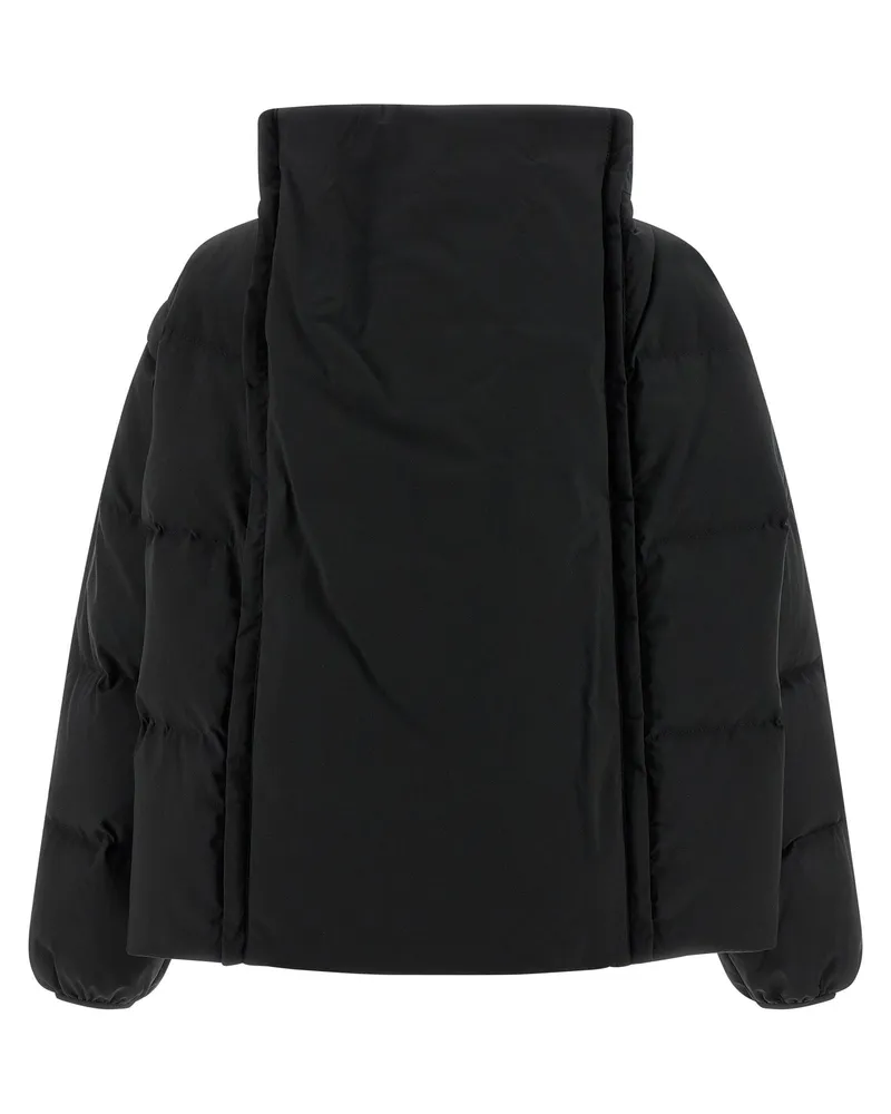 Maison Margiela Quilted Numeric Signature Down Jacket — Black Black