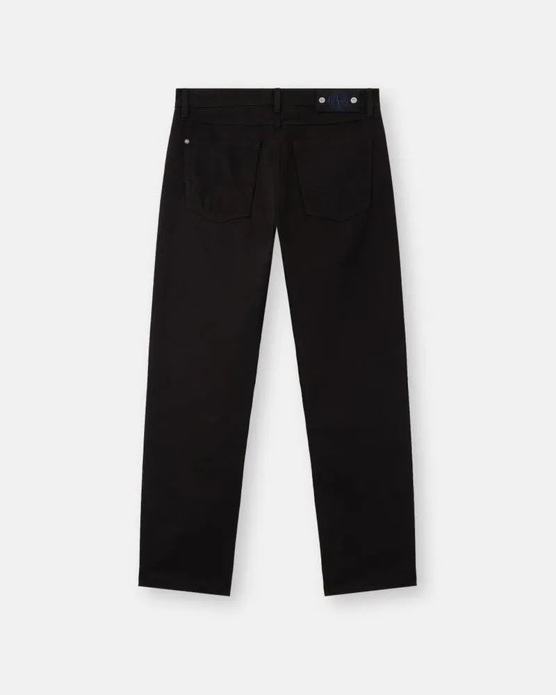 Stone Island Five-Pocket Denim Jeans — Black Black
