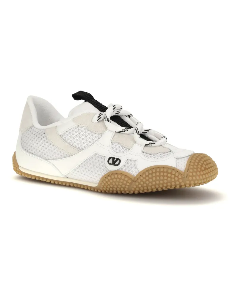 Valentino Garavani Amphibia Sneaker — White Bianco